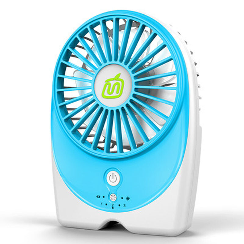 綠色迷你小風(fēng)扇 充電隨身便攜，學(xué)生好伙伴的新一代清涼法寶